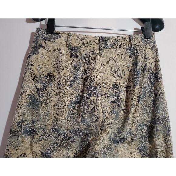 Peruvian Connection Vtg Batik Dye Slim Fit Straight Leg Pants Womens Size 6 - Picture 4 of 8